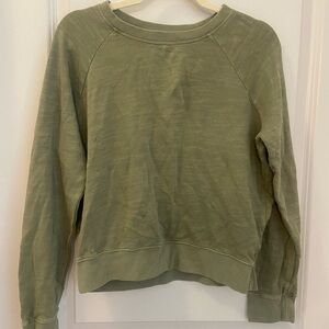 J crew Green Crewneck Sweatshirt